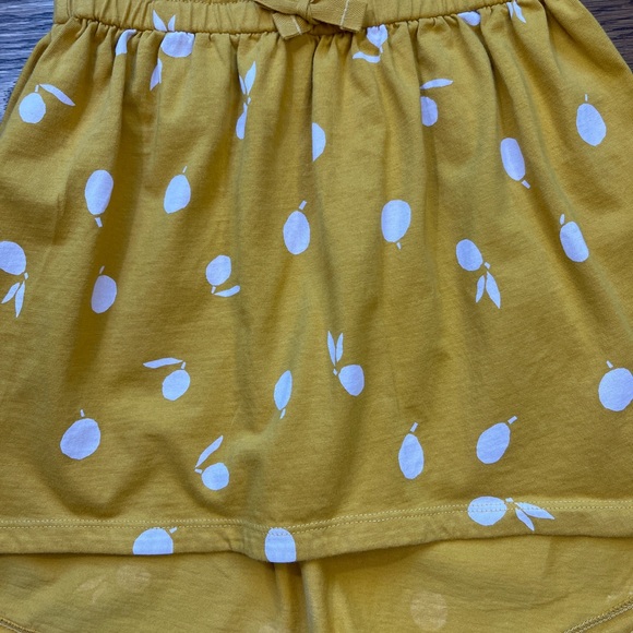 Tea Collection Girls Hi Lo Fruit Print Elastic Waistband Sleeveless Dress Size 3 - Picture 6 of 11